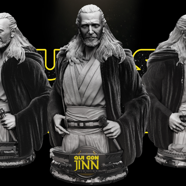 Star Wars - Quin-Gon Jinn Büst